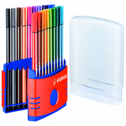 STABILO Pen 68, Multicolore, 1 mm, Multicolore, 110 mm, 35 mm, 180 mm