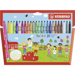 STABILO Trio A–Z stylo-feutre Fin Multicolore 24 pièce(s)