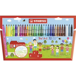 STABILO Trio A–Z stylo-feutre Fin Multicolore 30 pièce(s)