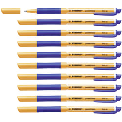 STABILO pointVisco Stylos à encre gel avec bouchon Fin Bleu 10 pièce(s)