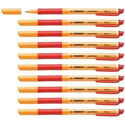 STABILO pointVisco Stylos à encre gel avec bouchon Fin Rouge 10 pièce(s)