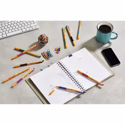 STABILO pointVisco Stylos à encre gel avec bouchon Fin Multicolore 4 pièce(s)