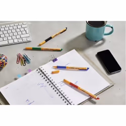 STABILO pointVisco Stylos à encre gel avec bouchon Fin Multicolore 10 pièce(s) - Vue supplémentaire 4