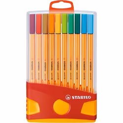 STABILO Colorparade 20 Point 88, Couleurs assorties, Couleurs assorties, Plastique, Hexagonal, Métal, 0,4 mm