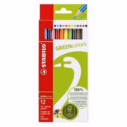 STABILO GREENcolors Farbstifte, Moyen, Multicolore, 12 pièce(s)