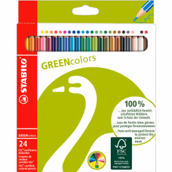 STABILO GREENcolors Farbstifte, Moyen, Multicolore, 18 pièce(s)