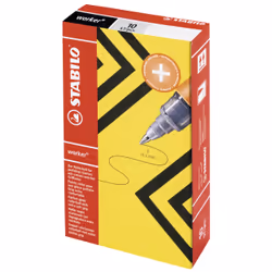 STABILO worker+ fine Stylo à bille Noir 10 pièce(s) - Vue supplémentaire 6