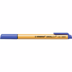 STABILO GREENpoint, Bleu, Bleu, Orange, Plastique, Rond, Fibre, 0,8 mm