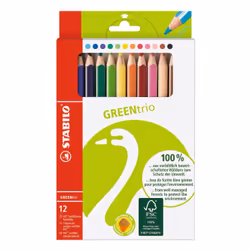 STABILO GREENtrio, Moyen, Multicolore, 12 pièce(s)