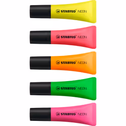 STABILO NEON marqueur 1 pièce(s) Pointe biseautée Orange - Vue supplémentaire 4