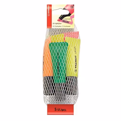 STABILO Filet de 5 Surligneurs Neon