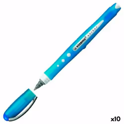 STABILO worker+ colorful, Stylo à bille, Bleu, Bleu, 0,5 mm, Ambidextre, Allemagne