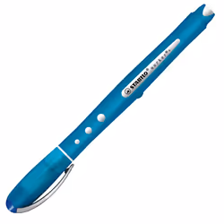 STABILO worker+ colorful, Stylo à bille, Bleu, Bleu, 0,5 mm, Ambidextre, Allemagne