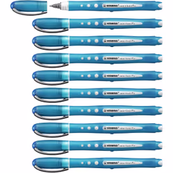 STABILO worker+ colorful, Stylo à bille, Bleu, Bleu, 0,5 mm, Ambidextre, Allemagne