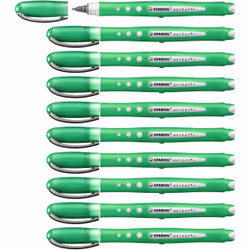 STABILO worker+ colorful, Stylo à bille, Vert, Vert, 0,5 mm, Ambidextre, Allemagne