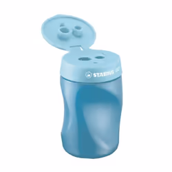 STABILO EASYsharpener, Taille crayon manuel, Bleu, Plastique, Acier, Pour gaucher, Allemagne