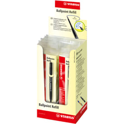 STABILO 2/046-02 recharge pour stylos Moyen Noir 10 pièce(s)