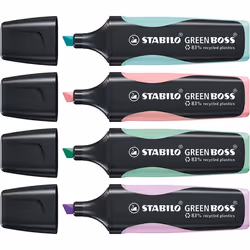 STABILO GREEN BOSS marqueur 1 pièce(s) Pointe biseautée Jaune - Vue supplémentaire 4