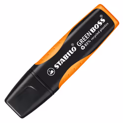 STABILO GREEN BOSS, 1 pièce(s), Orange, Pointe biseautée, Noir, Orange, Plastique, 2 mm