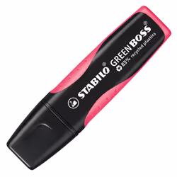 STABILO GREEN BOSS, 1 pièce(s), Rose, Pointe biseautée, Noir, Rose, Plastique, 2 mm