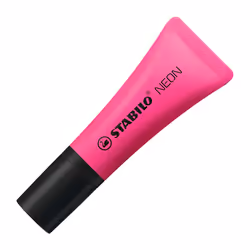 STABILO NEON, 1 pièce(s), Magenta, Pointe biseautée, Noir, Magenta, Tube, 2 mm
