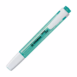 STABILO swing cool Pastel, 1 pièce(s), Turquoise, Pointe biseautée, Turquoise, Blanc, 1 mm, 4 mm