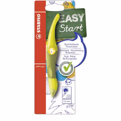 STABILO EASYoriginal, Stylo à bille, Citron vert, Bleu, 0,5 mm, Moyen, Pour gaucher