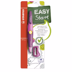 STABILO EASYergo 3.15, Rose, Noir, HB, 3,15 mm, Rond, République tchèque