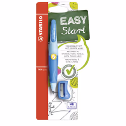STABILO EASYergo 3.15, Bleu, Noir, HB, 3,15 mm, Rond, République tchèque