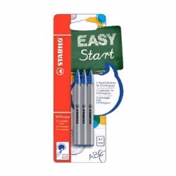 Recharge STABILO EASYoriginal - 03 mm - Bleu - Effaçable - Ergonomique - Mixte