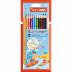 STABILO Aquacolor, Multicolore, 12 pièce(s)