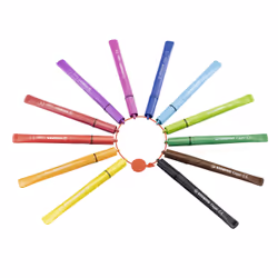 STABILO Cappi stylo-feutre Moyen Multicolore 12 pièce(s) - Vue supplémentaire 4