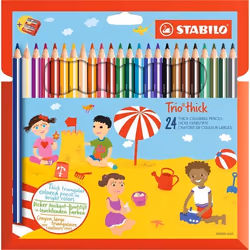 STABILO Trio thick, Multicolore, 24 pièce(s)
