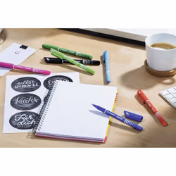 STABILO SENSOR stylo fin Noir, Bleu, Vert, Vert clair, Rose, Violet 6 pièce(s) - Vue supplémentaire 2