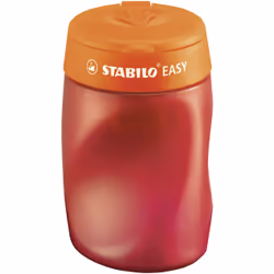 STABILO EASYsharpener, Taille crayon manuel, Rouge, Plastique, Acier, Pour droitier, Allemagne