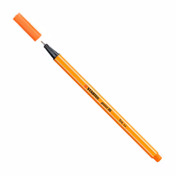 STABILO point 88, Orange, Fin, Orange, Hexagonal, Métal, 0,4 mm