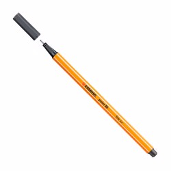 STABILO point 88, Gris, Fin, Gris, Orange, Hexagonal, Métal, 0,4 mm