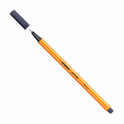 STABILO point 88, Gris, Fin, Gris, Orange, Hexagonal, Métal, 0,4 mm