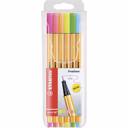 STABILO point 88, Multicolore, Fin, Multicolore, Plastique, Hexagonal, 0,4 mm