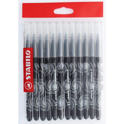 Feutres de coloriage - STABILO - Power - Noir - Lot de 12 - Pour enfants à partir de 3 ans