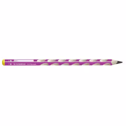STABILO EASYgraph écriture pour gaucher - Rose (Lot de 2), 2B, Violet, Rond, Art, Loisir, École, République tchèque, 10 mm
