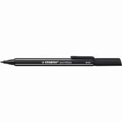 STABILO pointMax stylo fin Moyen Noir, Bleu, Marron, Vert, Bleu clair, Vert clair, Orange, Rose, Violet, Rouge, Jaune 12 pièce(s) - Vue supplémentaire 4