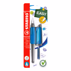 STABILO EASYbuddy, Bleu, Bleu clair, Système de remplissage cartouche, Bleu, Pour droitier, Allemagne, 22 mm