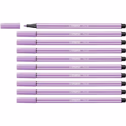 STABILO Pen 68, 1 couleurs, Lilas, Pointe ogive, 1 mm, Lilas, Hexagonal