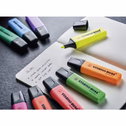 STABILO BOSS ORIGINAL marqueur 15 pièce(s) Pointe biseautée Multicolore