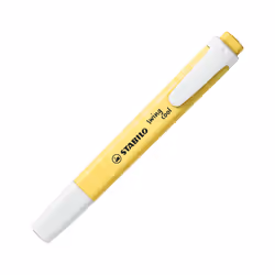 STABILO swing cool Pastel, 1 pièce(s), Jaune, Pointe biseautée, Blanc, Jaune, Rond, 1 mm