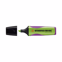 STABILO BOSS SPLASH, 1 pièce(s), Vert, Pointe biseautée, 2 mm, 5 mm, Encre à base d'eau