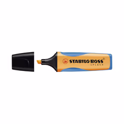 STABILO BOSS SPLASH, 1 pièce(s), Orange, Pointe biseautée, 2 mm, 5 mm, Encre à base d'eau