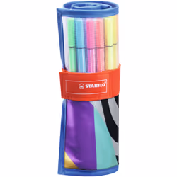 STABILO 6825-07, Moyen, 25 couleurs, Multicolore, 1 mm, Multicolore, Rond
