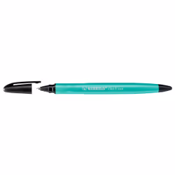 STABILO Gel Exxx, Stylos à encre gel avec bouchon, Vert, Noir, Vert, Moyen, Rond, 0,5 mm